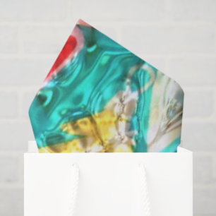 Christmas bulb pattern tissue paper