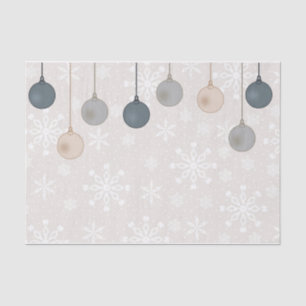 Christmas Bulbs Tissue Paper