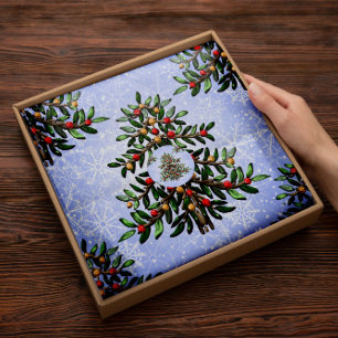 Christmas Bulbs Tree Christmas Tissue Paper