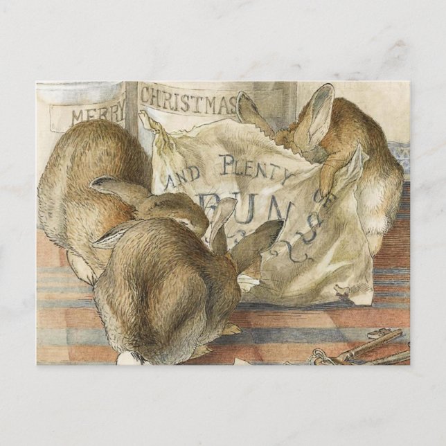 Christmas Bunnies Recipe Card (Front)