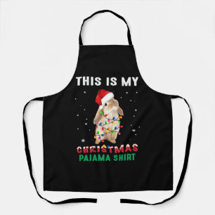 Christmas Bunny Apron