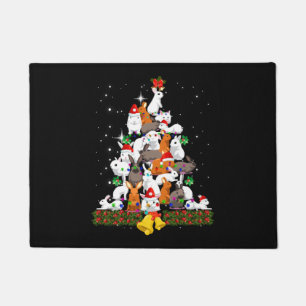 Christmas Bunny Tree T ShirtChristmas Bunny Tree Doormat