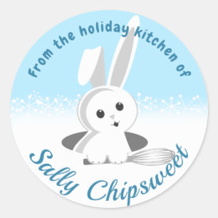 Christmas bunny whisk from the kitchen of sticker
