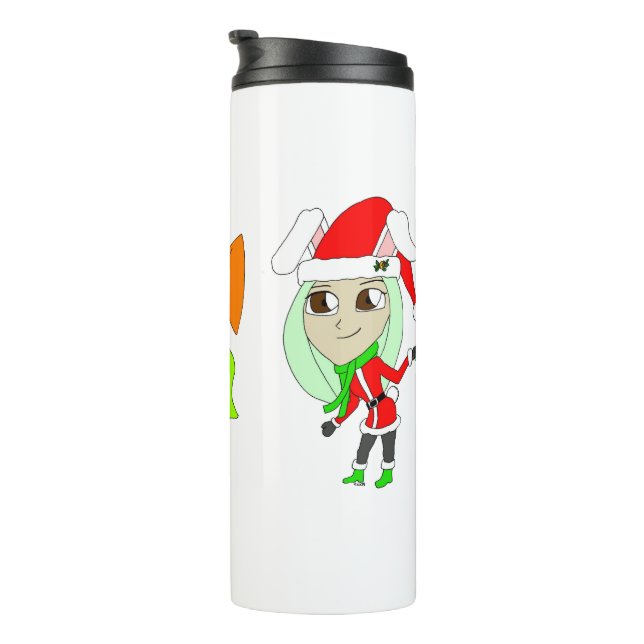 Christmas Bunnygirls   Thermal Tumbler (Rotated Right)