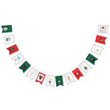 Christmas bunting banner