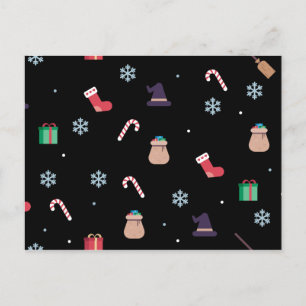 christmas buona befana holiday postcard