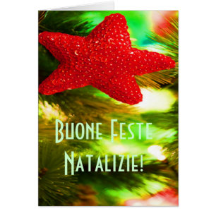 Christmas Buone Feste Natalizie Red Star III