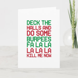 Christmas Burpees Holiday Card