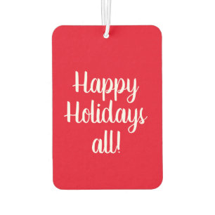 Christmas Burrito Elf ears hat Waving Hello Car Air Freshener