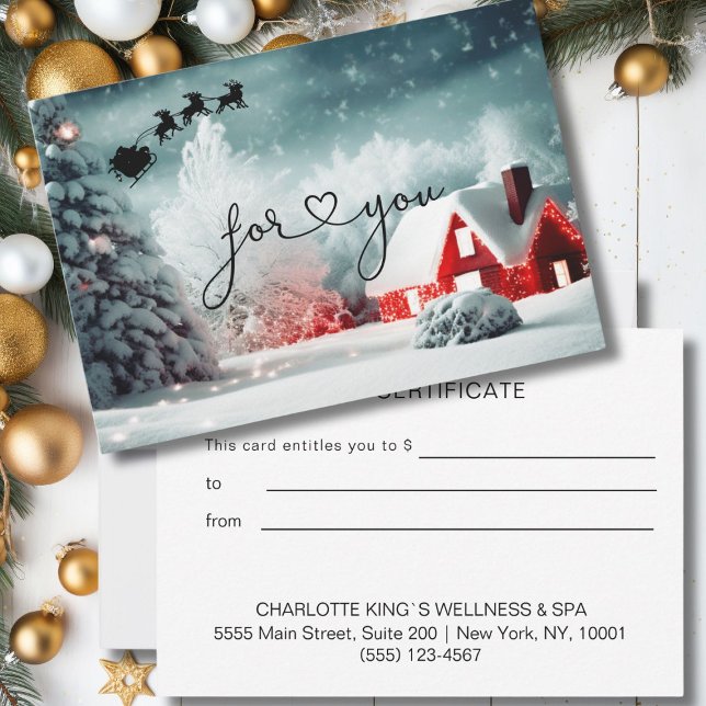 CHRISTMAS BUSINESS CERTIFICATE gift for you (CHRISTMAS BUSINESS CERTIFICATE gift for you)