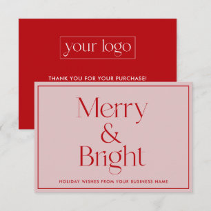 Christmas Business Thank You Card