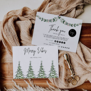 Christmas Business Thank You Card Template