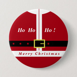 Christmas Button Funny Santa Claus Gift