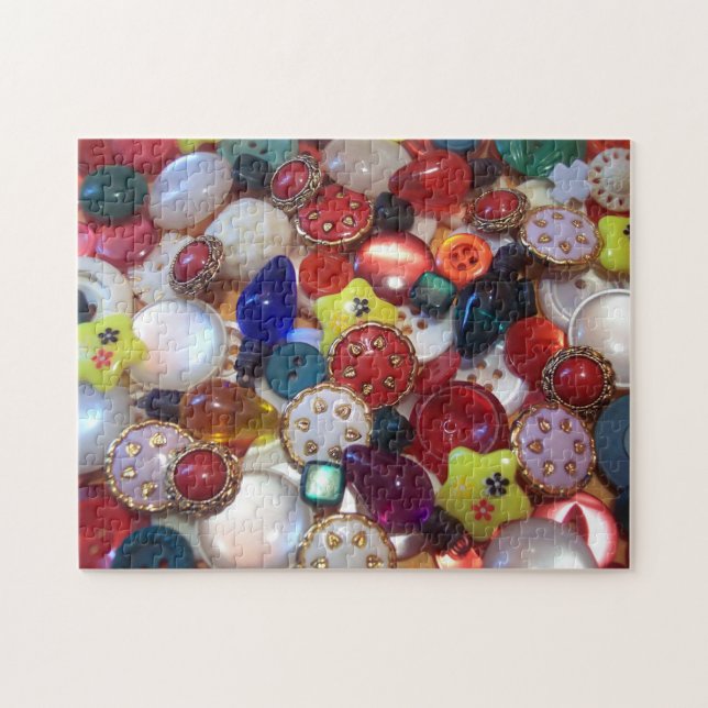 Christmas Button Puzzle (Horizontal)