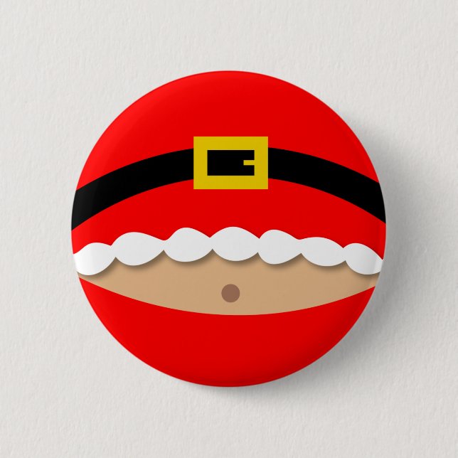 Christmas button - Santa Suit (Front)