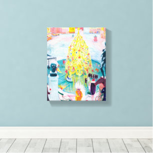 Christmas by Florine Stettheimer Canvas Print