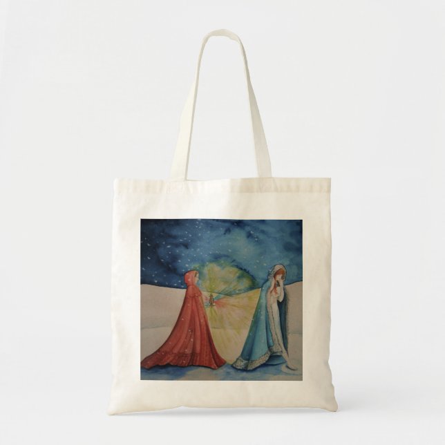 Christmas By Lantern Light Tote Bag (Front)