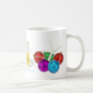 Christmas by the Sea Coastal Theme Mug or Cup