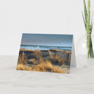 Christmas by the seashore Card