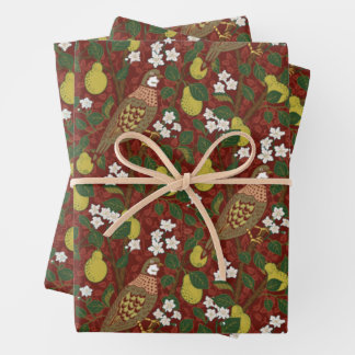 Christmas by William Morris Wrapping Paper Sheet