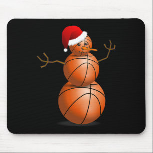 Christmas Bysketbyll - Bysketbyll Snowman Mouse Mat