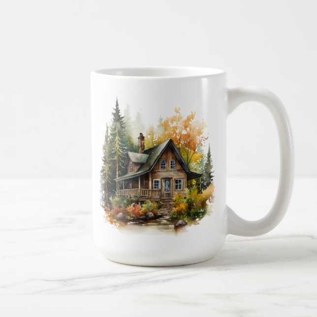 Christmas Cabin Mug (Right)