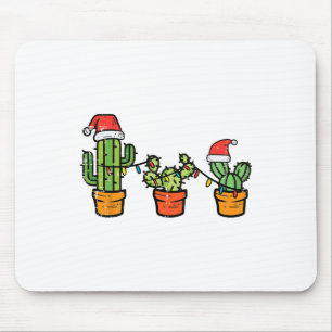 Christmas Cactus Cute Succulent Plant Xmas Men Wom Mouse Mat