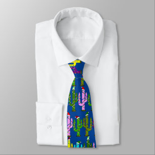 Christmas Cactus Tie