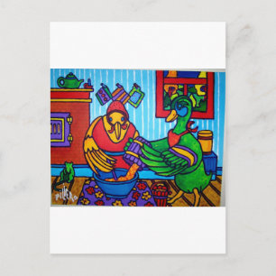 Christmas Cake by Piliero Holiday Postcard