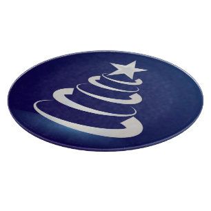 Christmas cake cutting board