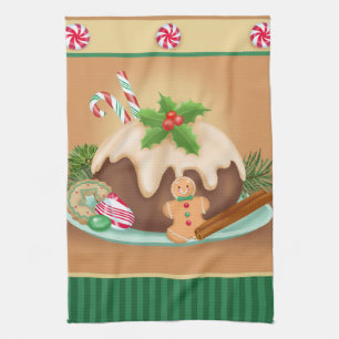 Christmas Cake Kitchen Towel