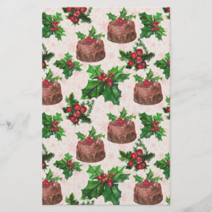Christmas Cake Stationery