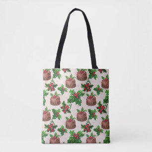 Christmas Cake Tote Bag