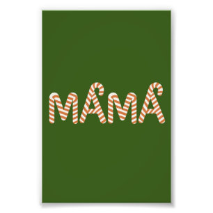 Christmas Cake Tree Mama Mum Sweater Funny Family Photo Print