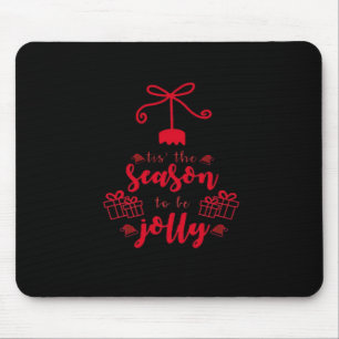 Christmas Calligraphy - Tis The Season Mouse Mat