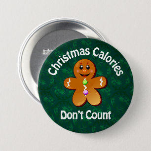 Christmas Calories Button