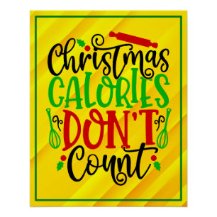 Christmas Calories Don't Count-56558 Poster