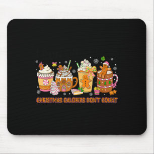 Christmas Calories Dont Count Funny Christmas Coff Mouse Mat