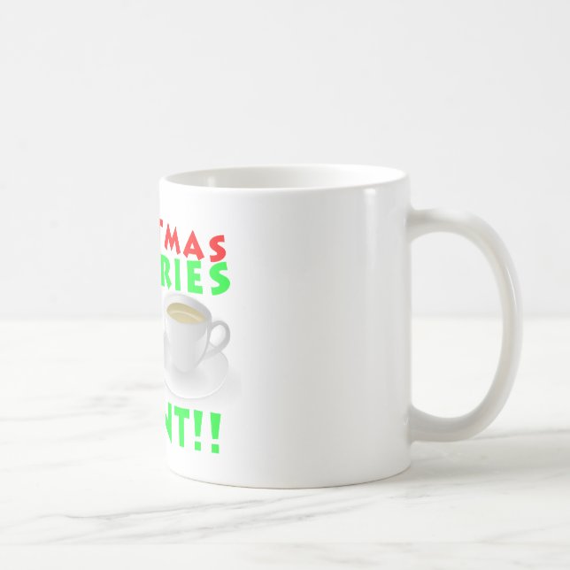 Christmas Calories Don't Count Humour Funny Coffee Mug (Right)