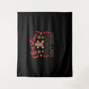 Christmas calories don't count tapestry