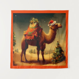 Christmas Camel 1 Tapestry
