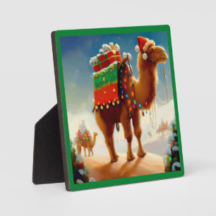 Christmas Camel 2 Plaque