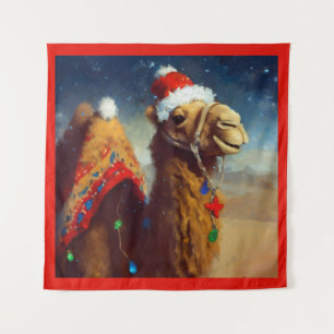 Christmas Camel 3 Tapestry