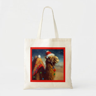 Christmas Camel 3 Tote Bag