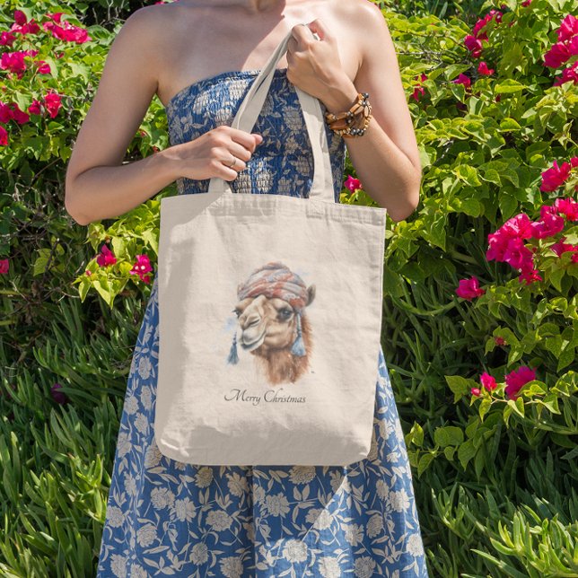 Christmas Camel  Tote Bag (Creator Uploaded)