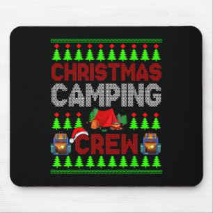 Christmas Camng Crew Xmas Sweater Santa Camper Cam Mouse Mat