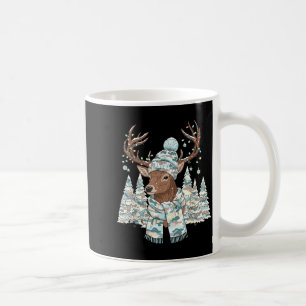 Christmas Camo Hunting Reindeer Pajamas With Deer  Coffee Mug