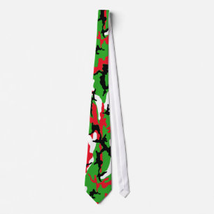 Christmas Camouflage Neck Tie