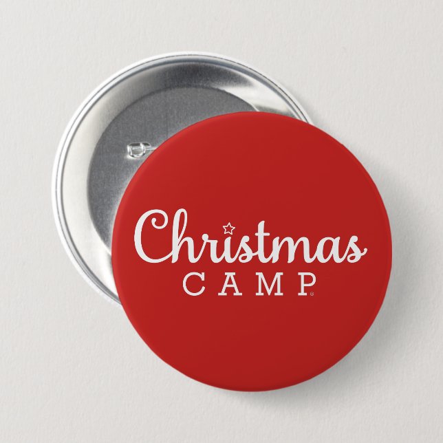 Christmas Camp Exclusive Ornament 7.5 Cm Round Badge (Front & Back)