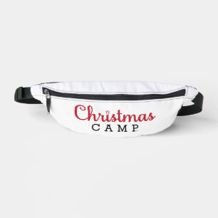 Christmas Camp Fanny Pack   Christmas Bag 